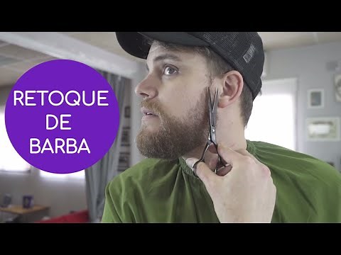 RECORTE DE BARBA A TIJERA Y PEINE EN CASA