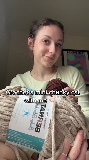 Crochet Mini Chunky Cat Tutorial by Crafter Frog