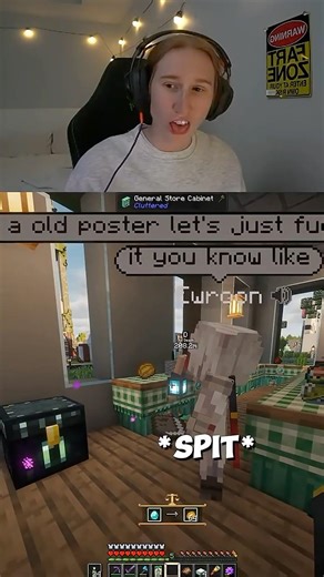 Ewroon Spits on The QSMP Officer on QSMP 2 Minecraft