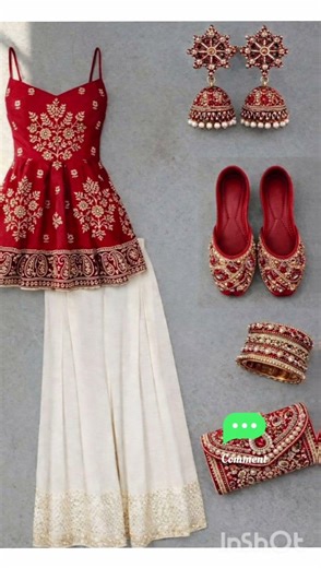 aesthetic outfits short kurti with palazzo pants #fashion #aestheic #viral #outfit #style