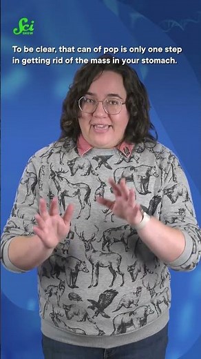 When your stomach can't dissolve it, Coke can. #shorts #science #SciShow