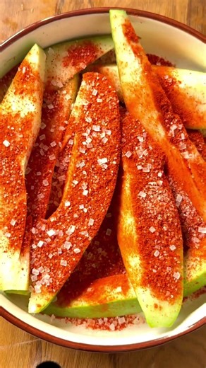 "The ultimate summer craving: Tangy, Spicy, and a hint of Sweet🥭🌶️✨ #shorts #youtubeshorts #mango