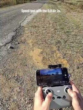 Speed test with the @DJI Air 2s.