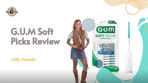 Watch GUM Soft-Picks Original, Easy to Use Dental Picks for Teeth Cleaning and Gum Health on Amazon Live