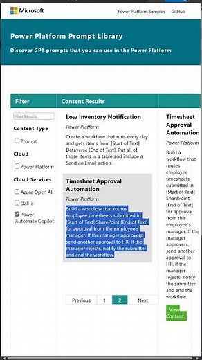 Power Platform Prompt Library How To