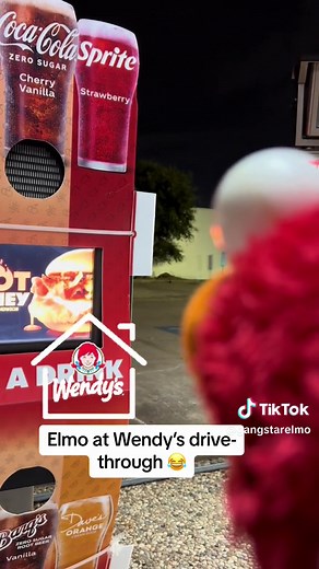 Wendy’s drive-through 😂 #fyp #fypシ #viralvideo #gangstarelmo #wendysdrivethru