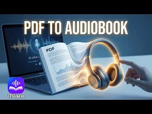 Turn Any PDF Into a Realistic Audiobook with TTS Free AI