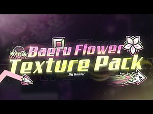Baeru Flower Texture Pack Showcase | Geometry dash Texture Pack | Join membership for Download!