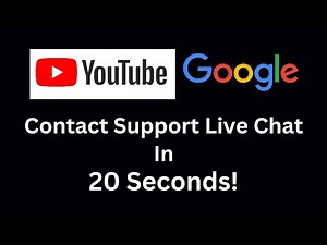 How To Contact Youtube Support | Access YouTube Live Chat In 20 Seconds