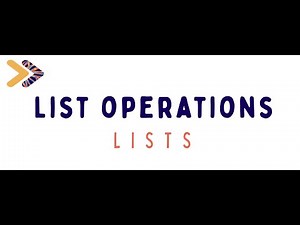 4.2 List Operations