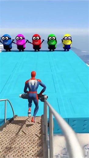 GTA 5 Epic Water Ragdolls Spiderman Jump/Fails 😂 Ep 221 #shorts #ytshorts