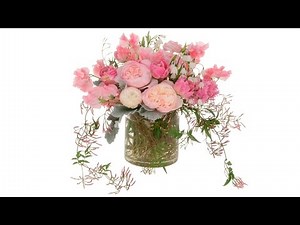 An Organic Design of Spring Flowers