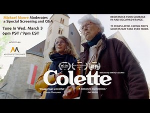 Michael Moore & The Museum of Tolerance present COLETTE: Virtual Screening & Q&A