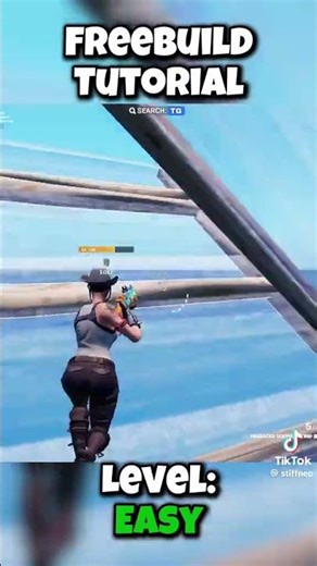 Freebuild Tutorial | Level Easy #fortnite #freebuild #tutorial #retake #learn #practice #jogo