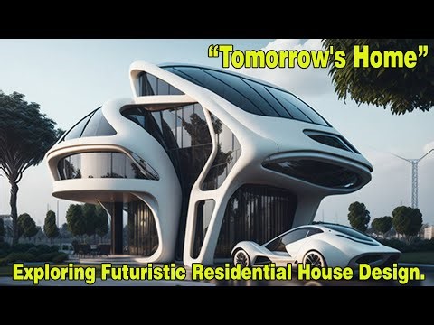 "Tomorrow's Home: Exploring Futuristic Residential House Design"