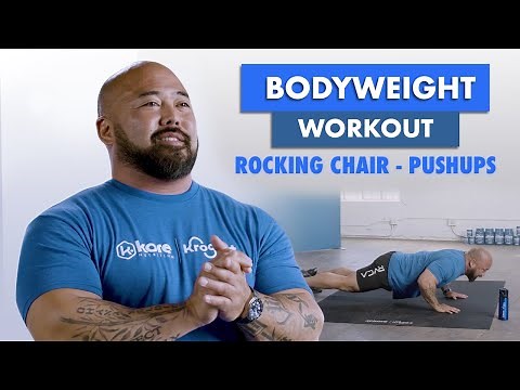 2-Move Workout: The Rocking Chair and Pushup