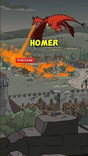 What happens if lisa is imprisoned by magician?😰 PART-2 #simpsons #funny #medieval #chaos #dragon