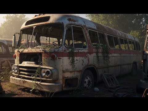 GM PD-4104 Greyhound Scenicruiser (1954) | ASMR Full Bus Restoration