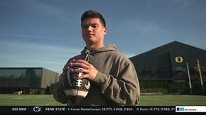 9.1K views · 268 reactions | "Most special part is knowing it's my last year." We caught up with Dillon Gabriel before he leads No. 1 Oregon vs. Maryland tonight on Big Ten Network. #B1GFootball | Big Ten Network | Facebook