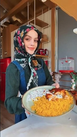 Oven baked chicken and rice 🌸 #cooking #طبخ #food #اكسبلور #recipe