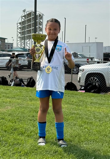 This year stretched you in ways most people will never see. Playing a year up. Walking into your first club season not knowing how it would go. There were days you came off the field smiling, confident, on top of the world and days you came off fighting tears, questioning yourself, feeling the weight of it all. I saw the highs, the lows, the quiet battles no one clapped for. And still, you showed up. You kept working. You kept believing. You learned that winning isn’t just about trophies it’s ab