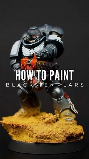 HOW TO PAINT BLACK TEMPLARS #warhammer40k