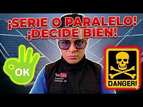 Solar panels in series or parallel