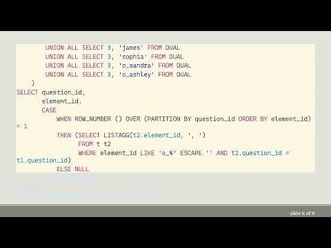 Converting Rows to Columns in Oracle SQL: A Step-by-Step Guide to Creating a PIVOT Table