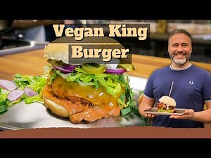 Vegan King Burger. The meatless burger in a class of its own!
