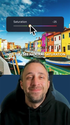 Over-saturation is one of the biggest editing mistakes 🎨❌ Quick fix: Set saturation to zero, then slowly bring it back while watching the image, not the slider. When it looks natural, stop. Ignore the number. Save this editing tip 📌 Follow for more photo editing and photography tips. @cleverphotographer #PhotoEditingTips #EditingMistakes #PhotographyTips #ColorGrading #LearnPhotoEditing | Clever Photographer
