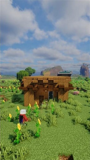 Minecraft’s Cutest Little Spruce Cabin Build! 🌲💚🏡