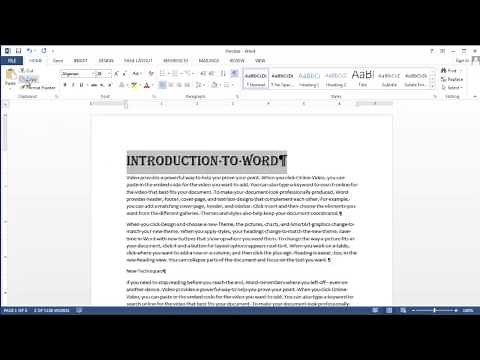 How to Clear Copy & Pasting Formatting : MS Word: Beyond the Basics