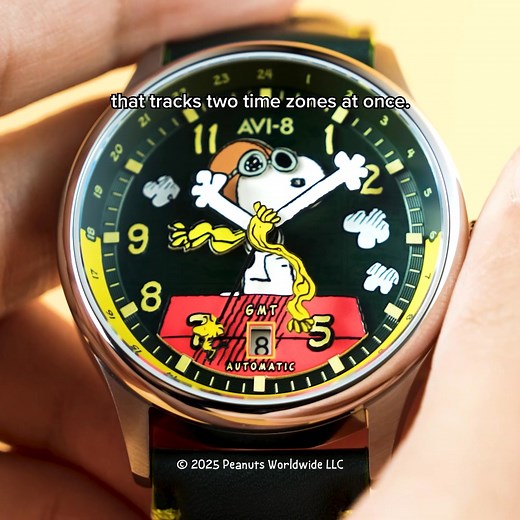 1K views · 30 reactions | AVI-8 and PEANUTS Reunite: Snoopy Returns as the Flying Ace in a Limited Edition Watch Series. Sign up now for priority access! | AVI-8 | Facebook
