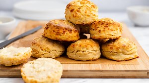 3-Ingredient Cheese Biscuits Recipe - Mashed