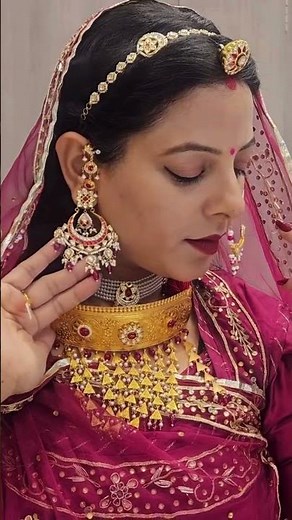 Royal Rajasthani Bridal Collection #gold #rajputjewellery #jewellery #goldjewelry