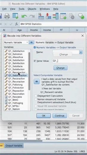 How to Recode Variables in SPSS Without Losing Original Data