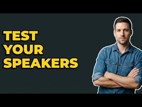 What Steps To Test An Individual Stereo Speaker?