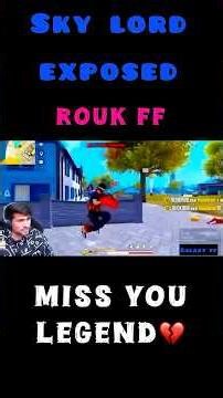 SKY LORD REACTION ROUK FF GAMEPLAY🤯🤬 #freefire #roukff #skylordlegend