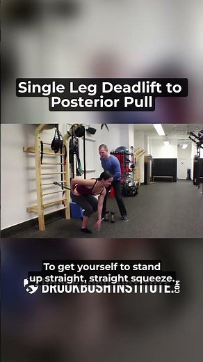 🔴 Single Leg DL w/Posterior Pull