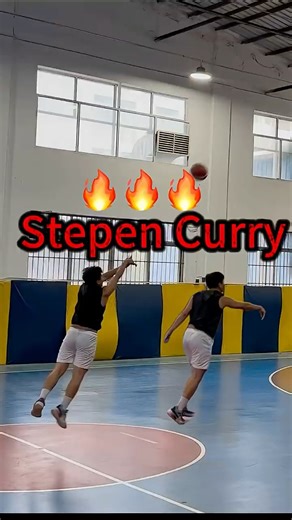 Complete half-court shots using basketballs of different sizes