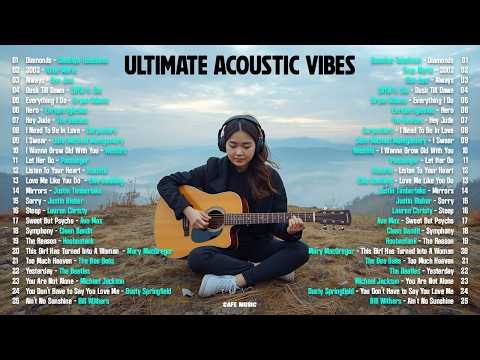 Relaxing Acoustic Ballad Versions of Famous 2020s Pop Hits