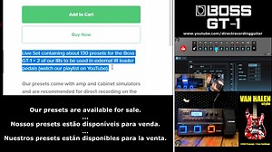BOSS GT1 Patches Guitar Presets