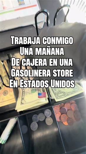 Trabaja conmigo una mañana de cajera tengo una gasolinera Store en Estados Unidos 🇺🇸 #fyp