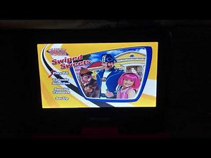 LazyTown swipe sweets 2006 DVD menu walk-through