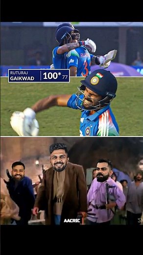 Ruturaj Gaikwad Century | 2nd ODIs #short #cricket #indvssa
