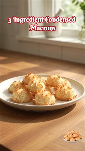 Just 3 Ingredients Coconut Macaroons Recipe 😍 | You’ll Ever Make 🤤