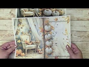 A Peek at the Autumn Magic Kit from Scrapbooking with ME - A Design team video.