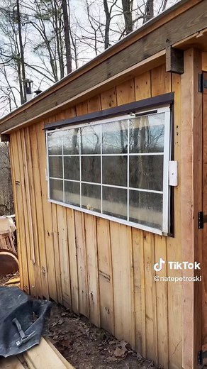 DIY Aluminum Coil Stock Drip Cap Installation for Outhouse Window