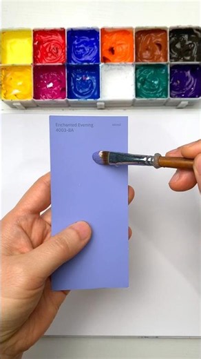How I Perfect Mix BLUE purple Color #Colortheory #colormixingforbeginners #paint #art