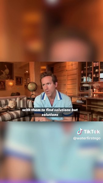 Ryan Reynolds Promotes Clean Water for Indigenous Communities